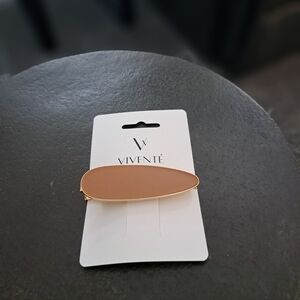 NEW, Vivente Mocha Alligator Hair Clip